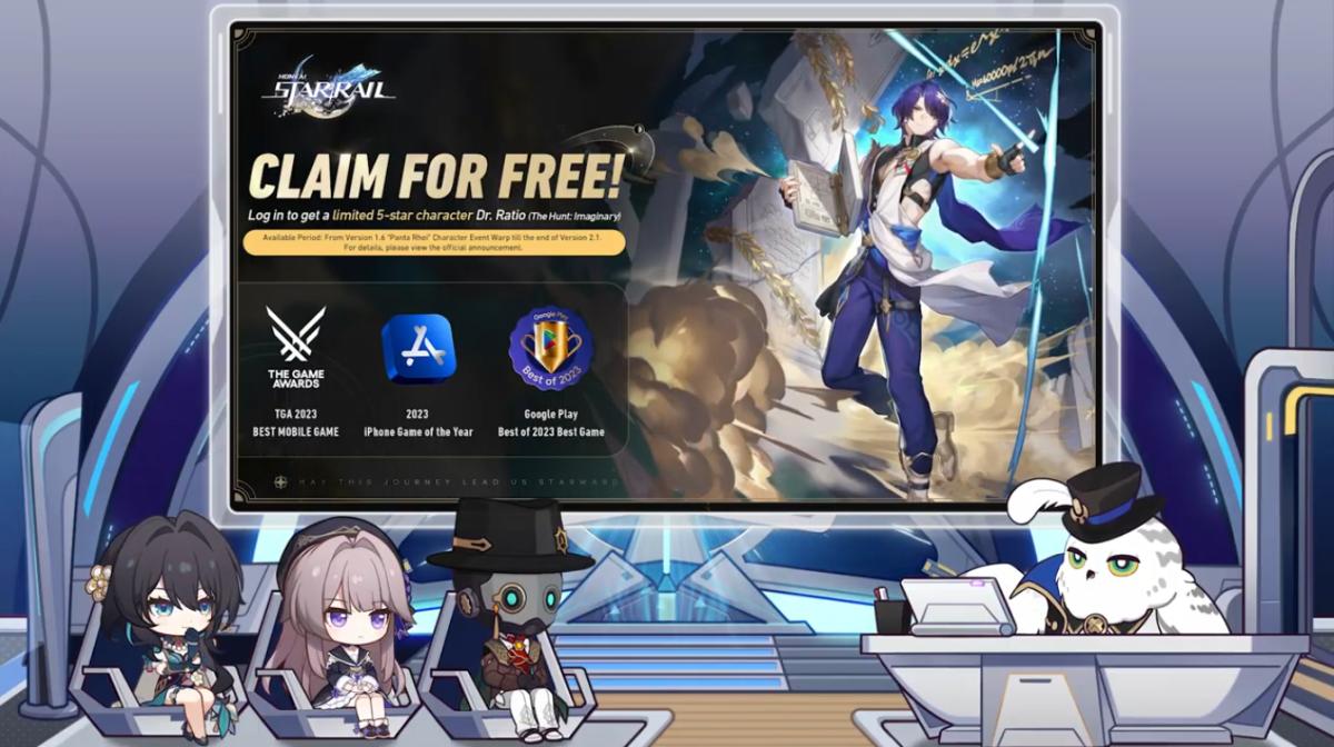 Honkai: Star Rail livestream screenshot.
